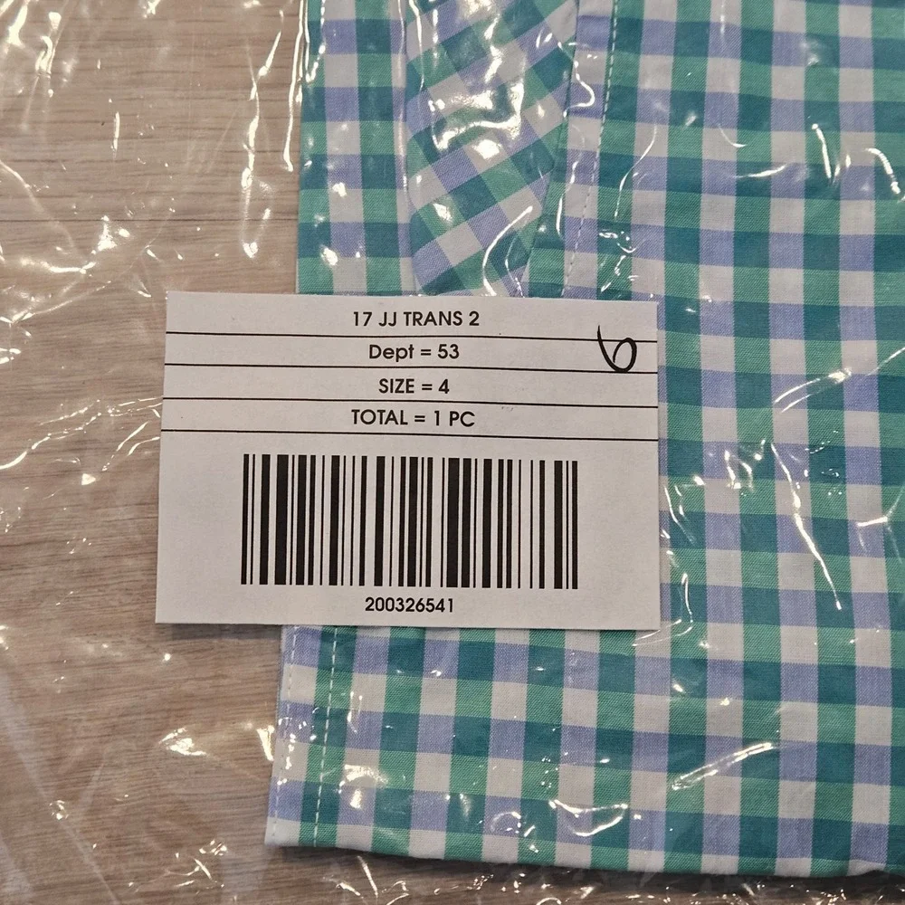 Spring Outfits Boys Size 4 Lot of 5 Button Down Shirts Plaid NEW Pants‎ Shorts